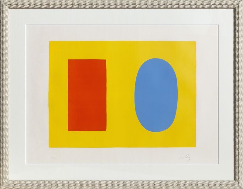 Ellsworth Kelly, ‘Orange and Blue over Yellow’, 1965, Print, Lithograph, RoGallery