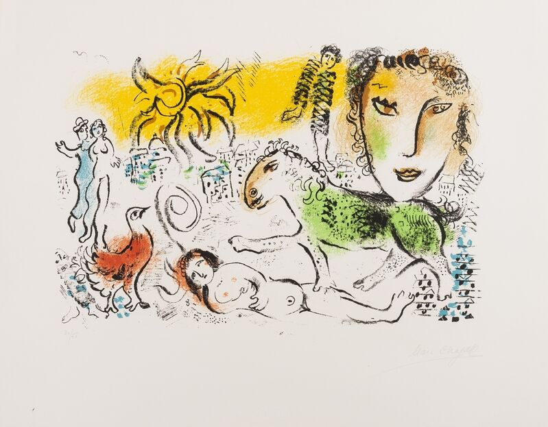 Marc Chagall, ‘Monumental (Mourlot 699)’, 1973, Print, Lithograph printed in colours, Forum Auctions