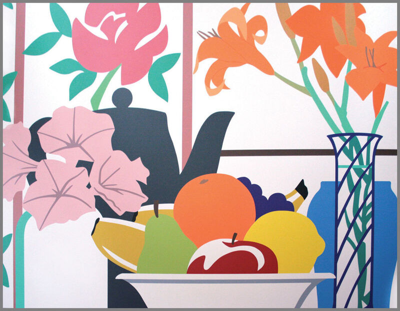 Tom Wesselmann, ‘Still Life with Lilies, Petunias and Fruit’, 1988, Print, Serigraphie / Silkscreen, Galerie de Bellefeuille