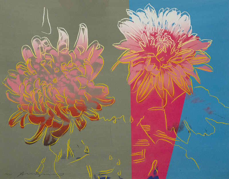 Andy Warhol, ‘Kiku, set of three Screenprint’, 1983, Print, Screenprints in colours, Shapero Modern