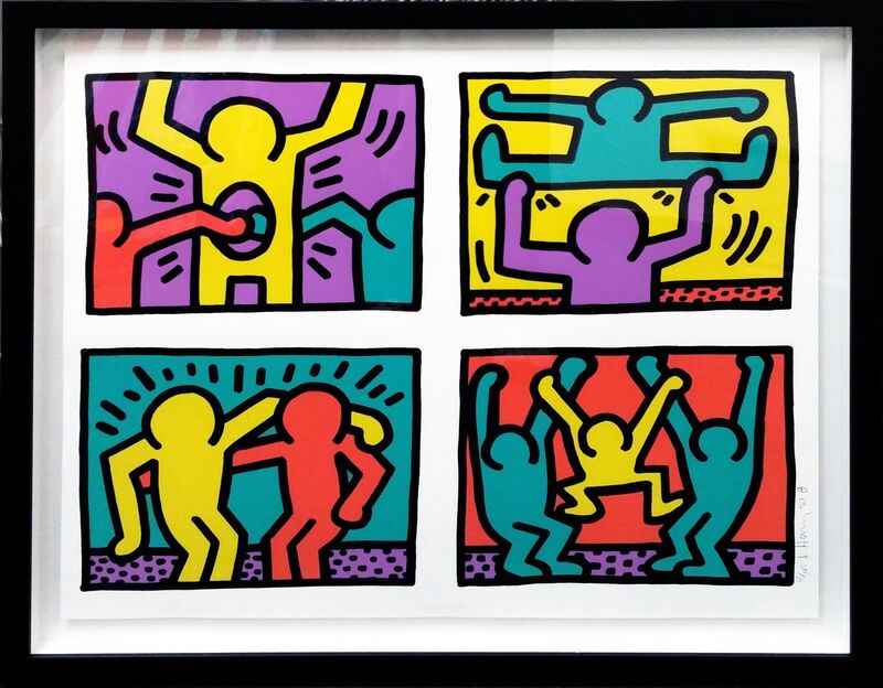 Keith Haring, ‘POP SHOP QUAD I’, 1987, Print, SCREENPRINT IN COLORS, Gallery Art