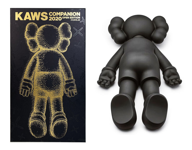 KAWS, ‘'Companion 2020' (black)’, 2020, Sculpture, Collectible painted vinyl art figure., Signari Gallery