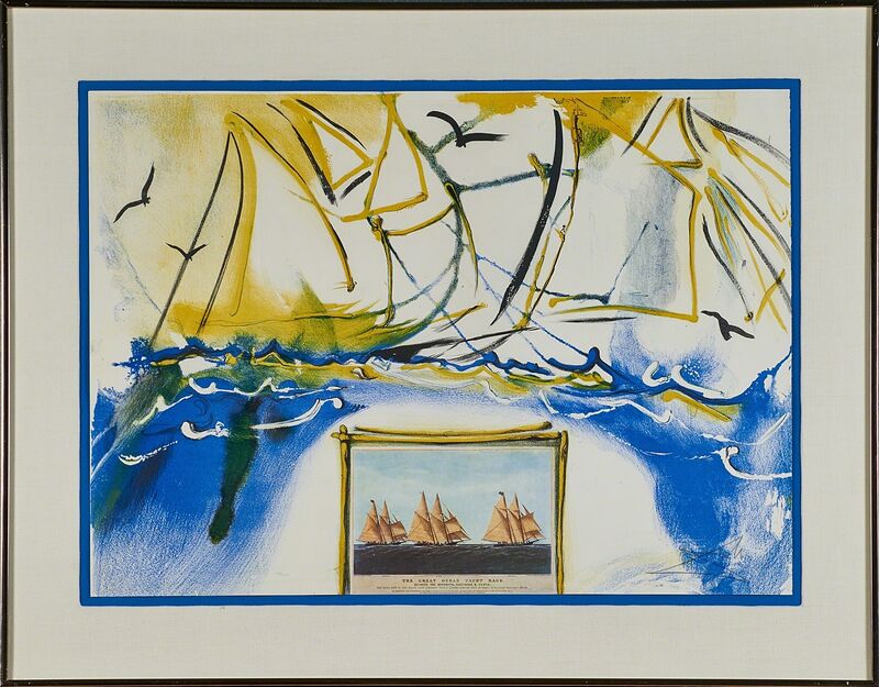 Salvador Dalí, ‘Currier & Ives as Interpreted by Salvador Dalí and The World of Currier & Ives folio’, 1971, Print, Six lithographs in colors (framed, separately), Rago/Wright/LAMA