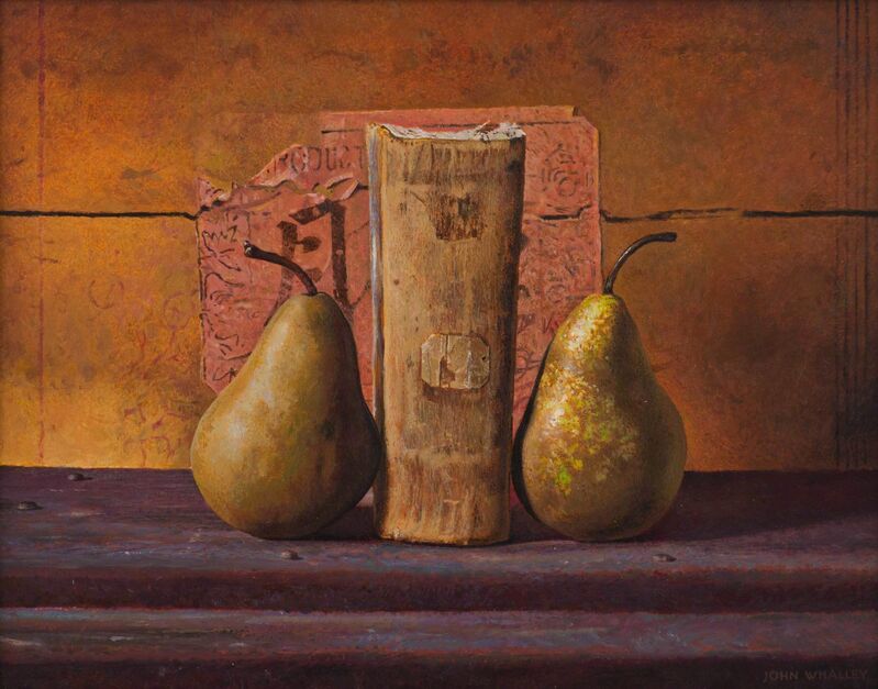 John Whalley, ‘Bookends’, 2019, Painting, Oil on panel, Vose Galleries