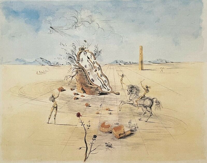 Salvador Dalí, ‘Cosmic Horseman’, ca. 2000, Reproduction, Offset lithograph on premium paper, Art Commerce