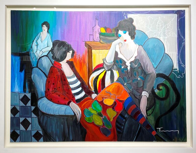 Itzchak Tarkay, ‘Un beau Jour(A beautiful day)’, 2005, Painting, Original Acrylic on canvas, Prime Auctioneers 