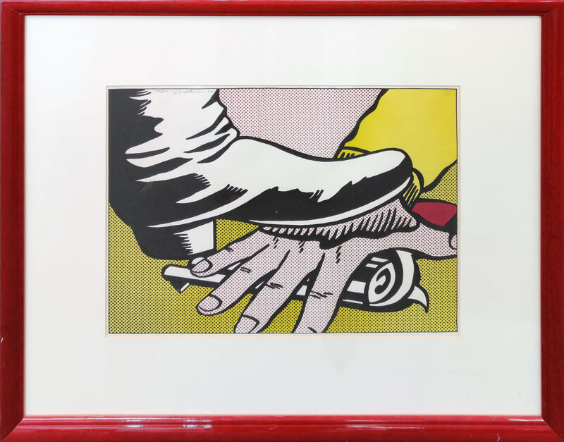 Roy Lichtenstein, ‘FOOT AND HAND (C. II.4)’, 1964, Print, OFFSET LITHOGRAPH ON WHITE WOVE PAPER, Gallery Art