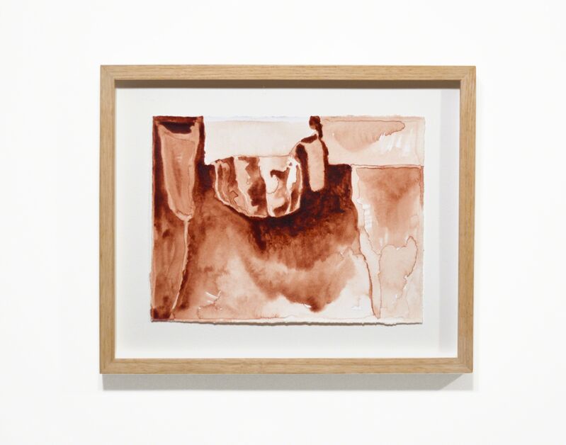 Javier Arce, ‘ENGAÑA (El puño de Jacobo Roldan Losada)’, 2016, Painting, Blood on Hahnemühle paper, Cindy Rucker Gallery