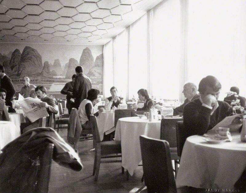 Andy Warhol, ‘Nine works: (i) Restaurant; (ii) Restaurant; (iii) Ceiling; (iv) Modern Building; (v) Young Woman; (vi) Man in Turban; (vii) Wall Mosaic; (viii) Restaurant Table; (ix) Joe d'Urso and Christopher Makos’, 1982, Photography, Nine gelatin silver prints, Phillips