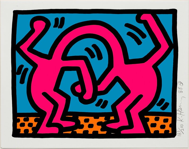 Keith Haring, ‘Pop Shop I-IV’, 1988, Print, Koller Auctions