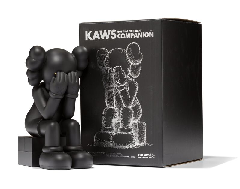 KAWS, ‘Passing Through Companion (Black)’, 2013, Sculpture, Painted cast vinyl, Heritage Auctions