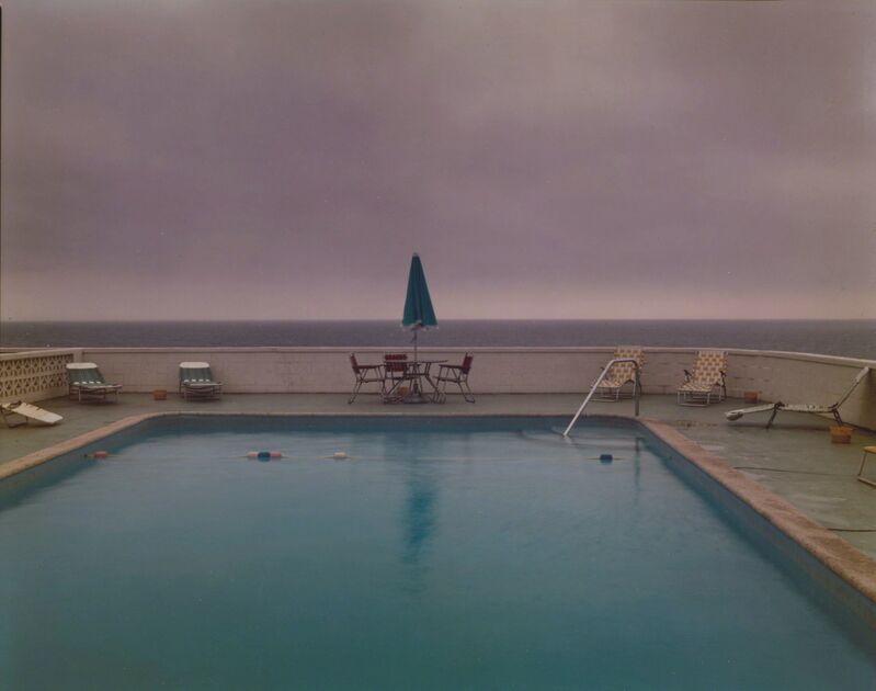 Joel Meyerowitz, ‘Provincetown, Pool, Passing storm’, 1976, Photography, Chromogenic print; printed later, Howard Greenberg Gallery