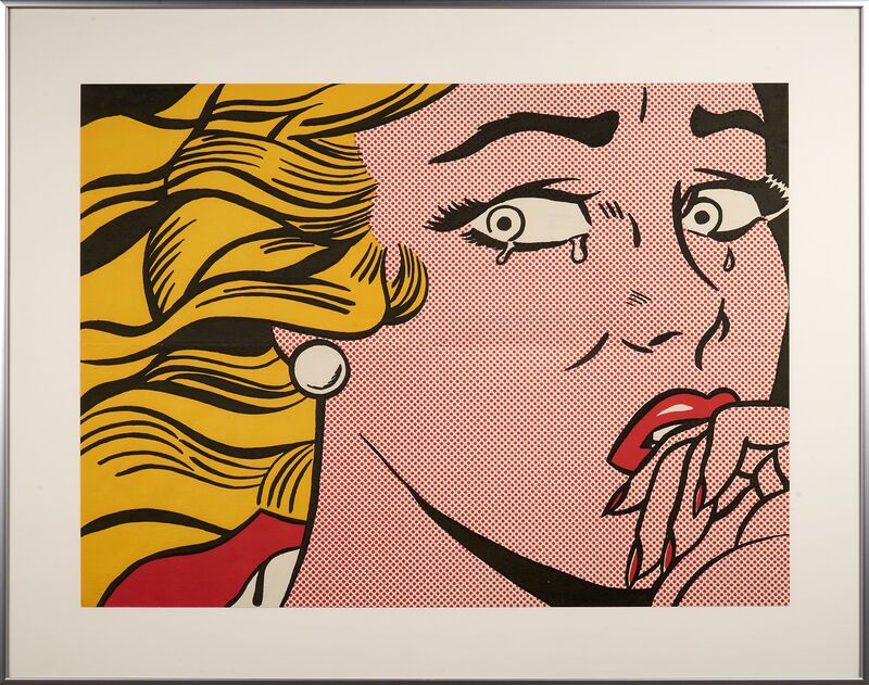 Roy Lichtenstein, ‘Crying Girl’, 1963, Print, Offset lithograph in colors (mailer), Rago/Wright/LAMA