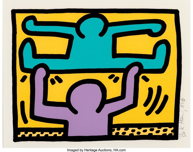 Keith Haring, ‘Pop Shop I, set of four’, 1987, Print, Screenprints in colors on wove paper, Heritage Auctions