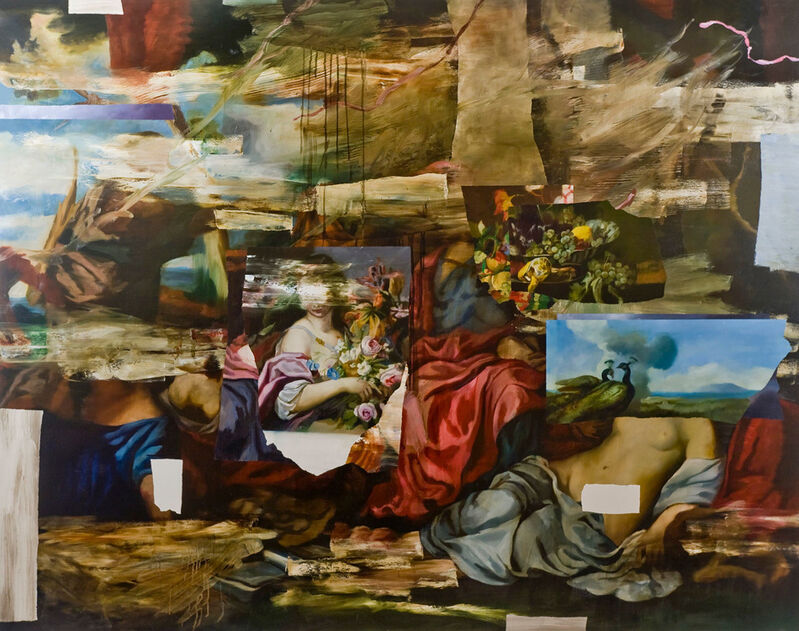 Simon Casson, ‘The Thesmophoria, the Ravishment of Oreithyia’, 2008, Painting, Huile sur toile / Oil on canvas, Galerie de Bellefeuille