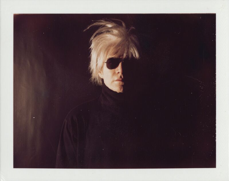 Andy Warhol, ‘Self-Portrait in Fright Wig’, ca. 1986, Photography, Unique polaroid print, Christie's Warhol Sale 