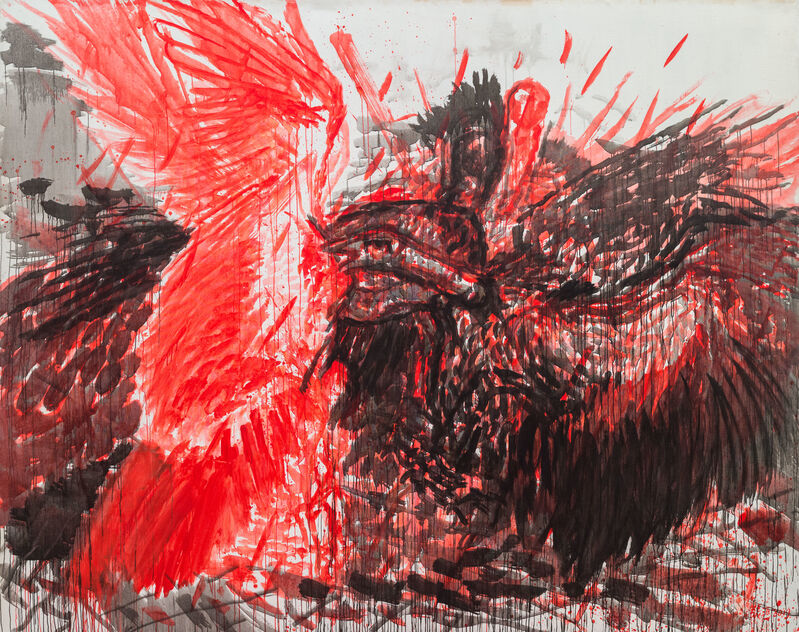 Zhang Huan, ‘Reincarnation No.10’, 2019, Painting, Arcylic on Linen, Pearl Lam Galleries