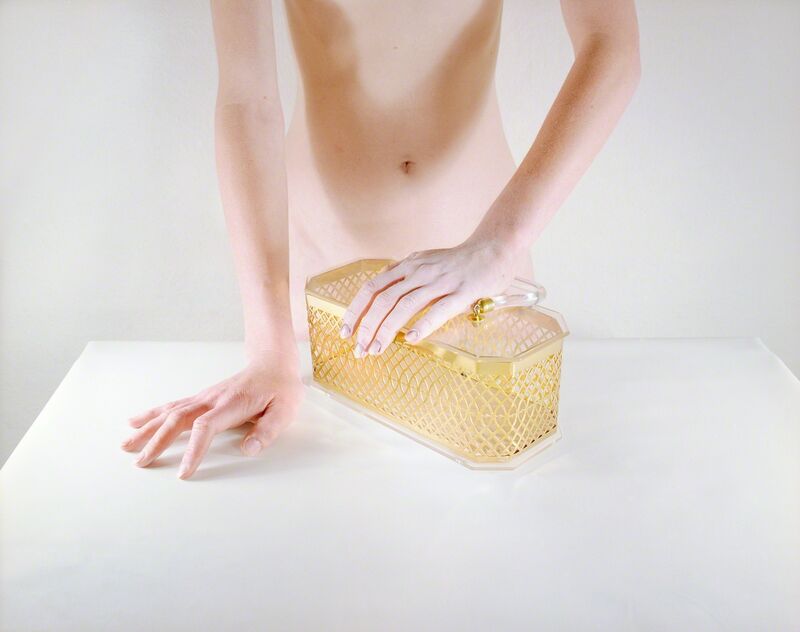 Jo Ann Callis, ‘Woman with Gold Purse’, 1979, Photography, Archival Pigment Print, ROSEGALLERY