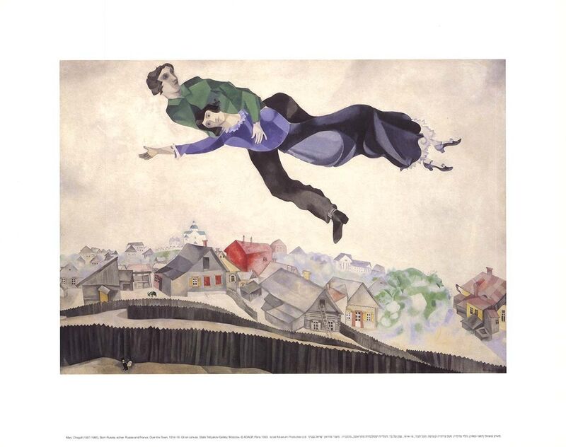 Marc Chagall, ‘Over The Town’, 1993, Print, Offset Lithograph, ArtWise