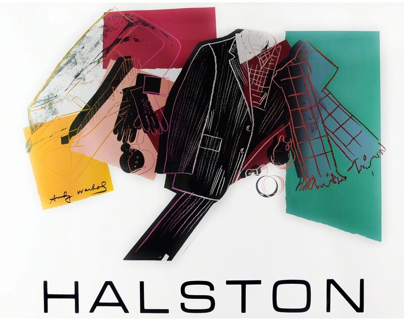 Andy Warhol, ‘Halston Advertising Campaign - Men’s Wear’, 1982, Print, Colored silk-screen print on paper, Bertolami Fine Arts