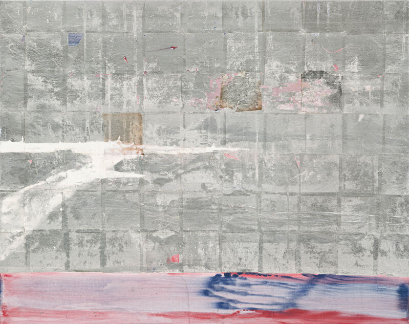 Makoto Fujimura, ‘Silver Nocturne II 銀色夜曲 II’, 2019, Painting, Mineral Pigment, Silver and Gold on Canvas 天然礦物顏料、銀、金、畫布, Artrue Gallery