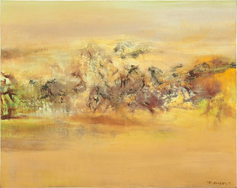 Zao Wou-Ki 趙無極, ‘22.05.2002’, 2002, Painting, Oil on canvas, Phillips