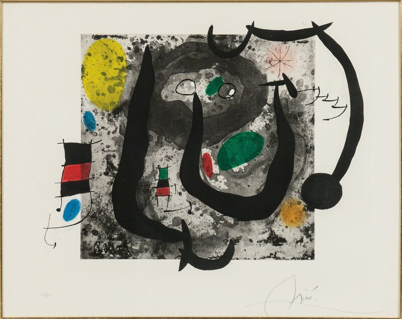 Joan Miró, ‘Les armes du sommeil’, 1970, Print, Color etching with aquatint and carborundum on paper, Skinner