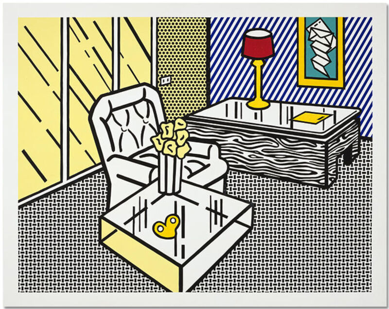 Roy Lichtenstein, ‘The Den’, 1991, Print, 7-color woodcut and screenprint, Upsilon Gallery