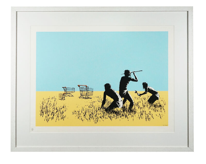 Banksy, ‘Trolleys (Colour)’, 2007, Print, Screen print in colours., Hidden