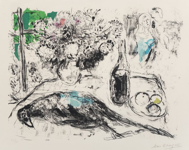 Marc Chagall, ‘Le Faisan’, 1966, Print, Lithograph in colors on Arches paper, Heritage Auctions