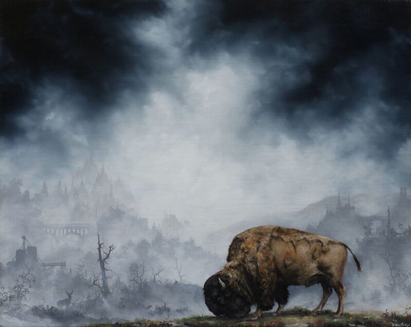 Brian Mashburn, ‘Buffalo’, 2016, Painting, Oil, Abend Gallery