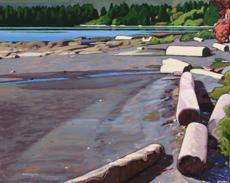 Clayton Anderson, ‘Elliot Beach’, Painting, Acrylic on Canvas, Madrona Gallery
