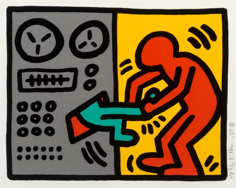 Keith Haring, ‘Untitled, from Pop Shop III’, 1989, Print, Screenprint in colors on wove paper, Heritage Auctions