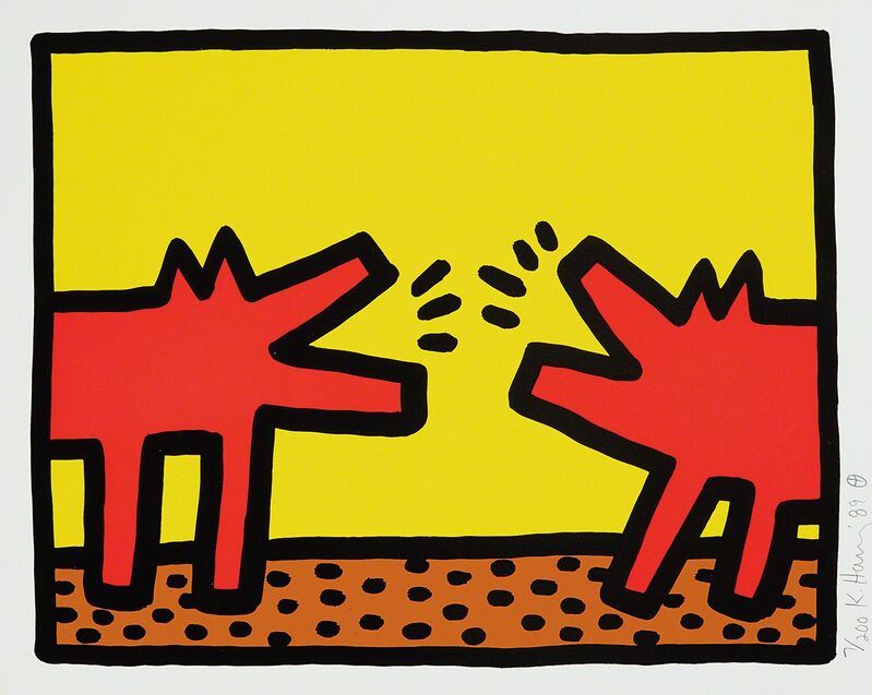 Keith Haring, ‘Pop Shop IV: one plate’, 1989, Print, Screenprint in colors, on wover paper, with full margins., Phillips