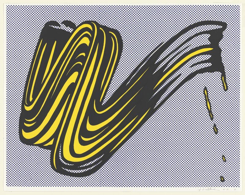 Roy Lichtenstein, ‘Brushstroke’, 1965, Print, Screenprint on wove paper, Gallery Red