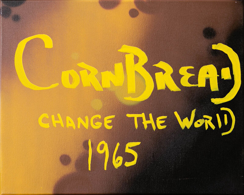 Cornbread, ‘Cornbread Change The World Canvas’, 2020, Painting, Acrylic paint on canvas, Paradigm Gallery + Studio