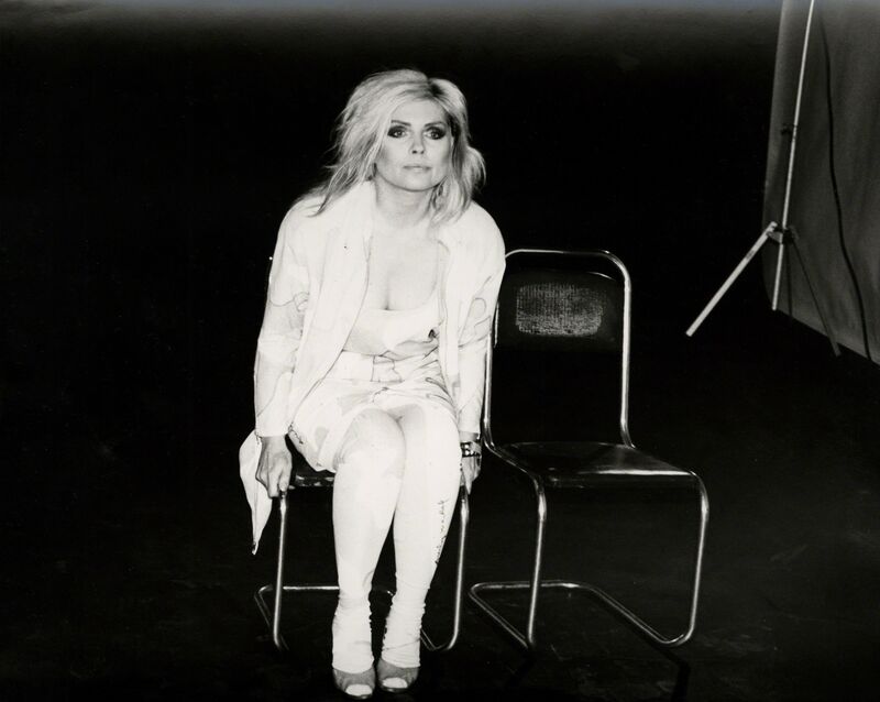 Andy Warhol, ‘Photograph of Debbie Harry (Blondie) Seated’, 1986, Photography, Silver gelatin print, Hedges Projects