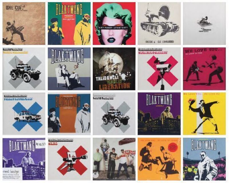 Banksy, ‘Banksy Album Cover Artwork Collection (30 pieces)’, Julien's Auctions