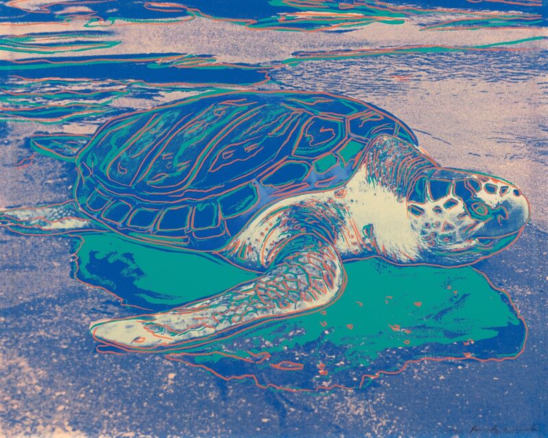 Andy Warhol, ‘Turtle’, 1985, Print, Screenprint in colors on Lenox Museum Board, Heritage Auctions