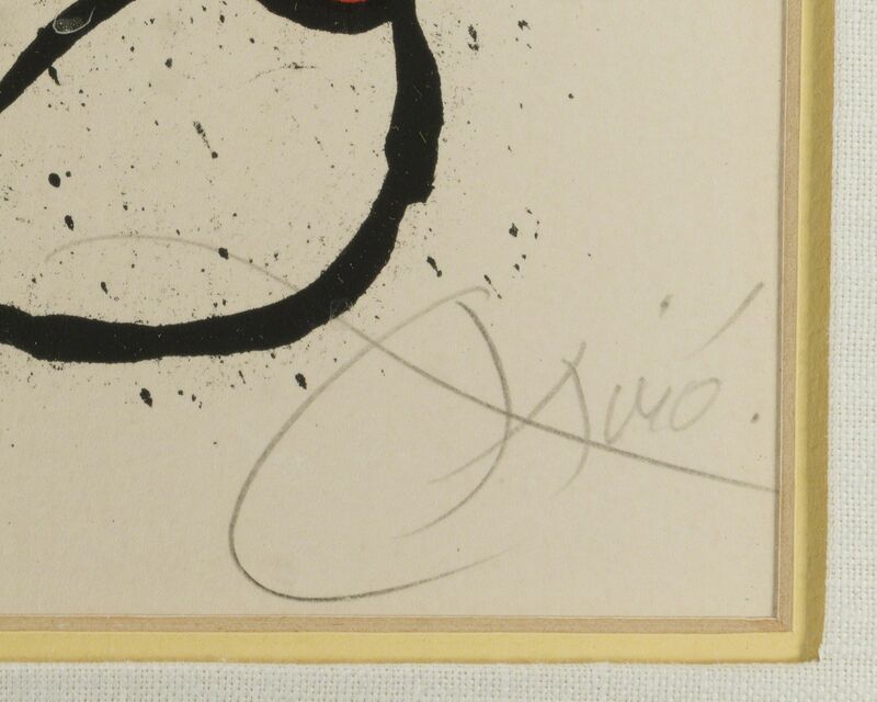 Joan Miró, ‘Das Graphische Werk (Kunstverein in Hamburg)’, 1973, Print, Color lithograph before letters on paper under glass, John Moran Auctioneers