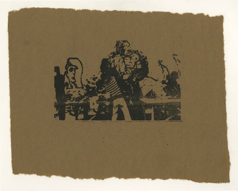 Grupo Suma, ‘Untitled’, ca. 1978, Drawing, Collage or other Work on Paper, Ink stamp on paper, Bienvenu Steinberg & Partner