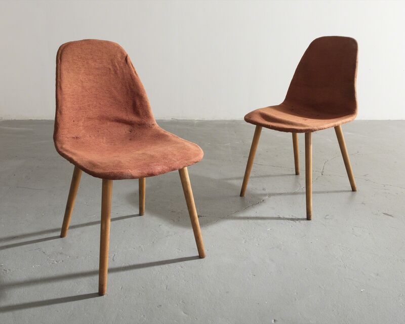 Eero Saarinen, ‘Chair from the Organic Design Competition’, 1941, Design/Decorative Art, Honduran mahogany, Upholstery, R & Company