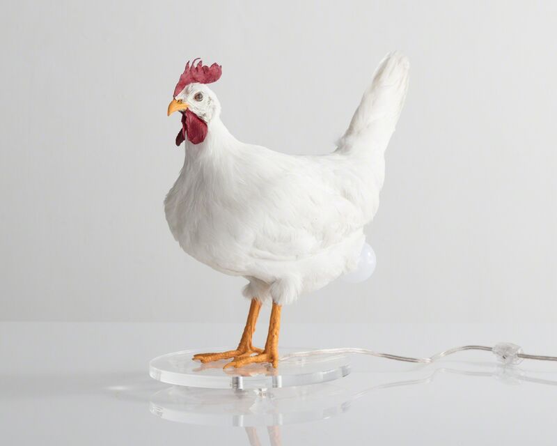 Sebastian Errazuriz, ‘Chicken Lamp. Taxidermy chicken and electrical components. ’, 2018, Design/Decorative Art, R & Company