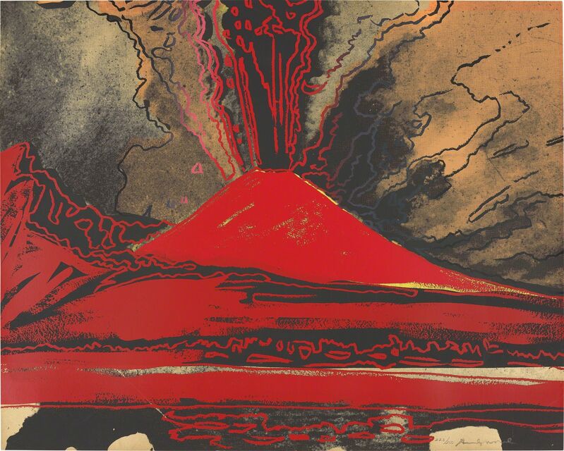 Andy Warhol, ‘Vesuvius’, 1985, Print, Screenprint in colours, on Arches 88 paper, the full sheet, Phillips