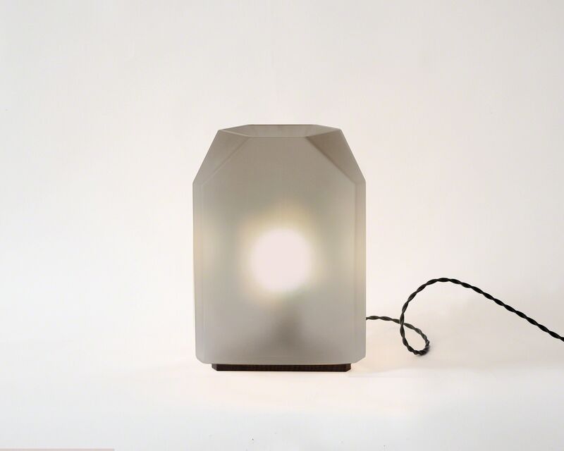 Egg Collective, ‘Tyler Table Lamp’, Contemporary, Design/Decorative Art, Hand-Blown Glass, Blackened White Oak, Egg Collective