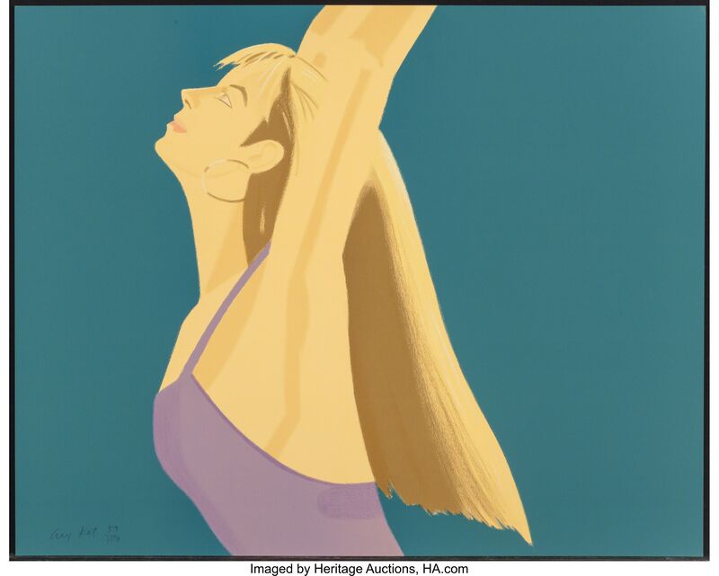 Alex Katz, ‘Night: William Dunas Dance 1-4/Pamela (four works)’, 1983, Print, Lithograph in colors on Arches Cover paper, Heritage Auctions