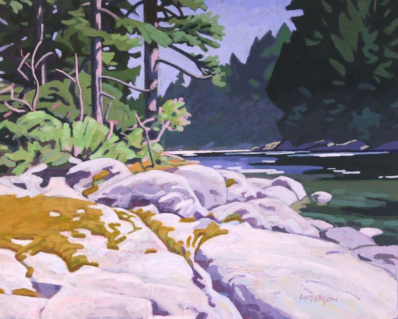 Clayton Anderson, ‘Canoe Rapids’, Painting, Acrylic on Board, Madrona Gallery
