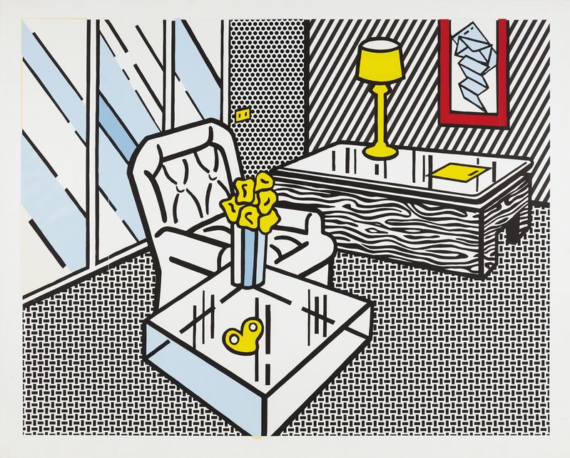 Roy Lichtenstein, ‘The Den - Unique State’, 1990-96, Print, Painted and printed paper collaged to woodcut and screenprint in colors, on board, Phillips