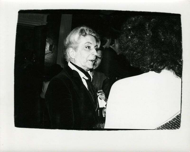 Andy Warhol, ‘Quentin Crisp ’, ca. 1986, Photography, Gelatin silver print, Hedges Projects