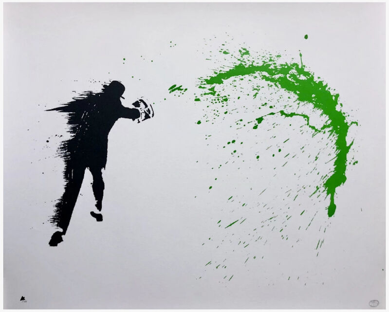 Nick Walker, ‘Paint Chucker (Green)’, 2015, Print, 2 Color Screen print on Fine Art Paper, Artsy x Forum Auctions